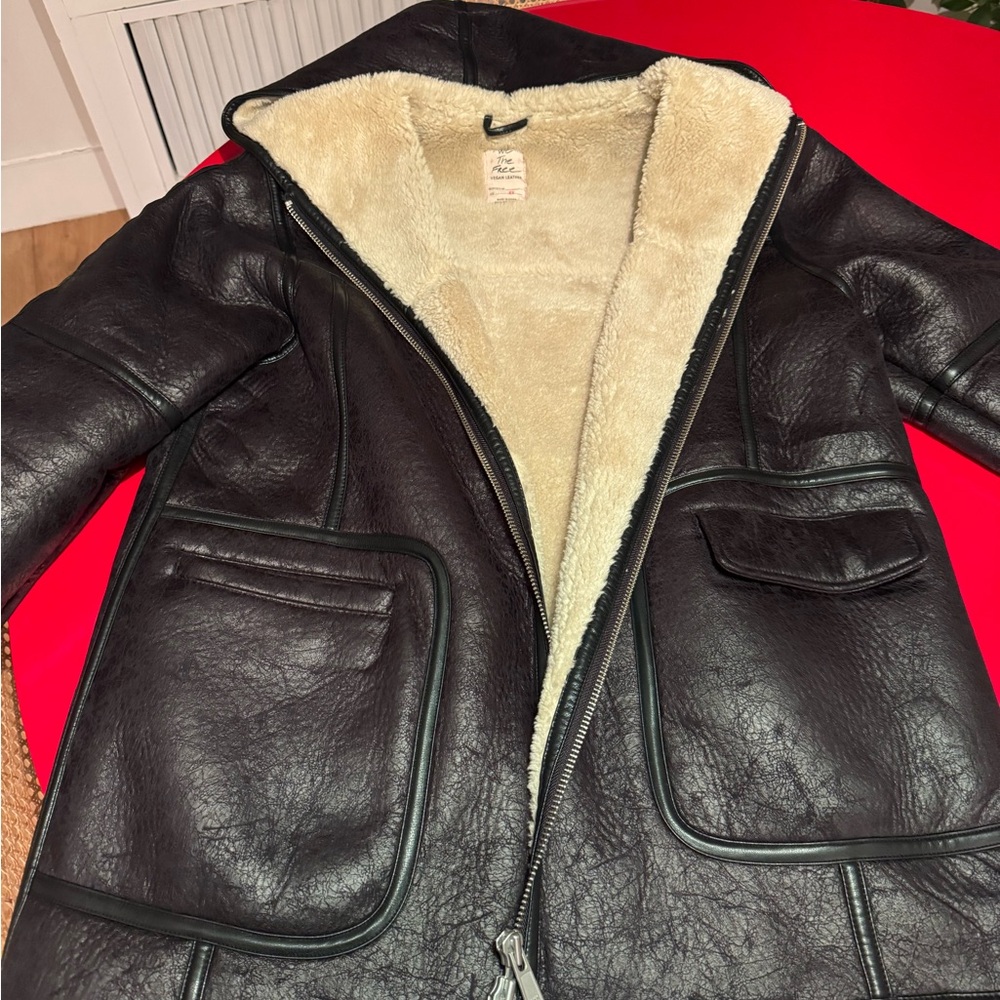 Free people - we the free Miller vegan Jacket in black  (originally $298)